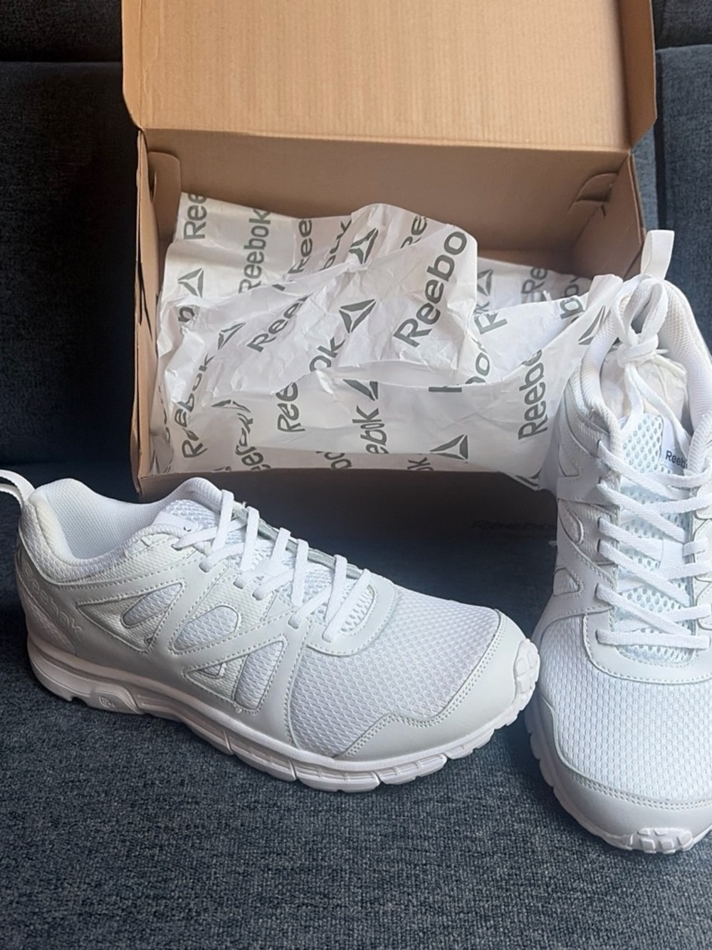 Reebok  RN Supreme 2 LD WD White Running Shoes